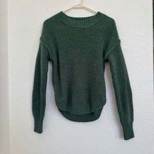 SO Goods for Life size S Women's Forest Green Crew Neck Sweater